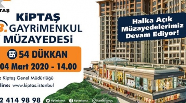 Kiptaş Silivri Konutları 3. Etap Projesindeki Dükkanlar Yarın Satışa Çıkıyor!