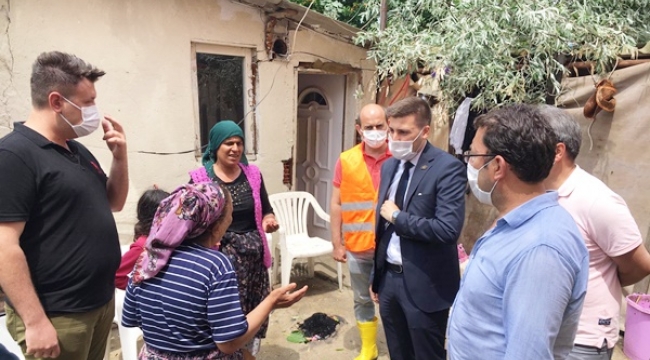 CHP'den Yağmur Sonrası Seymen ve Büyükkılıçlı Ziyareti