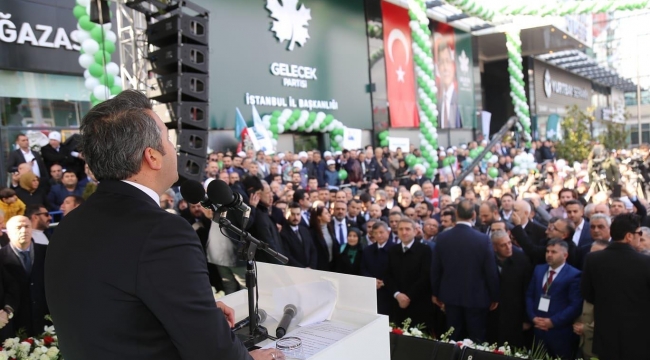 Gelecek Partisi, İstanbul'da gövde gösterisine hazırlanıyor