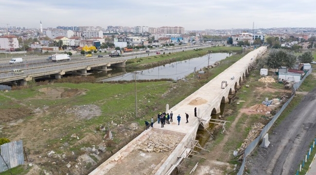 32 Gözlü Köprü'nün restorasyonu büyük ölçüde tamamlandı