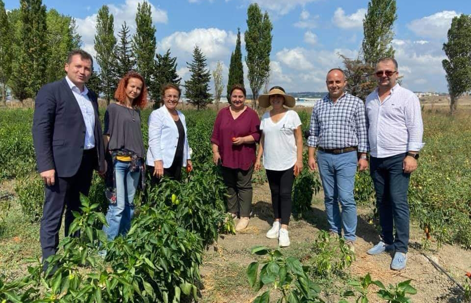 Kadın üreticilere CHP'den ziyaret