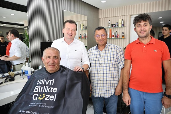 Silivri Belediye Başkanı Bora Balcıoğlu Kuaför Esnafını Ziyaret Etti