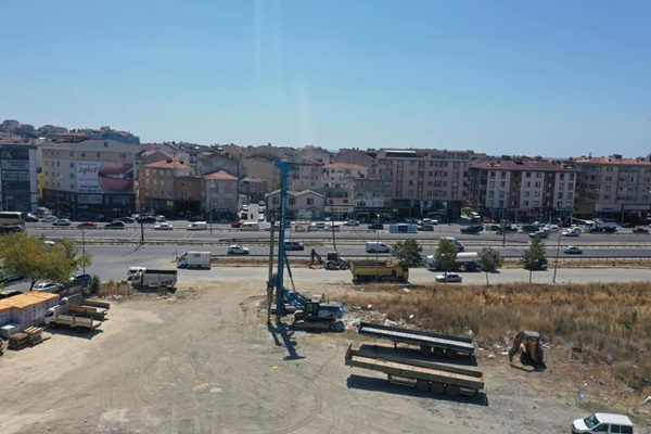 Silivri Eski Sanayi Bölgesinde Üst Geçit Yapım Çalışmaları Başladı