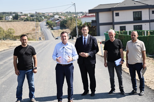 Başkan Balcıoğlu, Yol Çalışmalarını Yerinde İnceledi