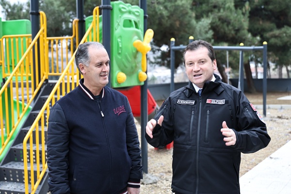 Başkan Balcıoğlu, Değirmenköy Mahallesi'ndeki Park Çalışmalarını Yerinde İnceledi