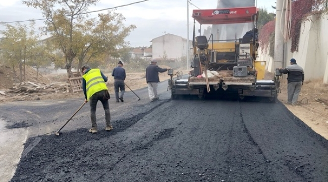 Çoban Sokak'taki Asfalt Serim Çalışmaları Tamamlandı