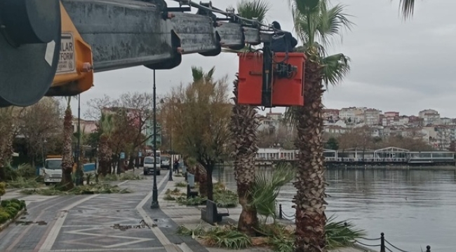 Silivri Belediyesi Kışa Hazırlık Çalışmalarına Devam Ediyor