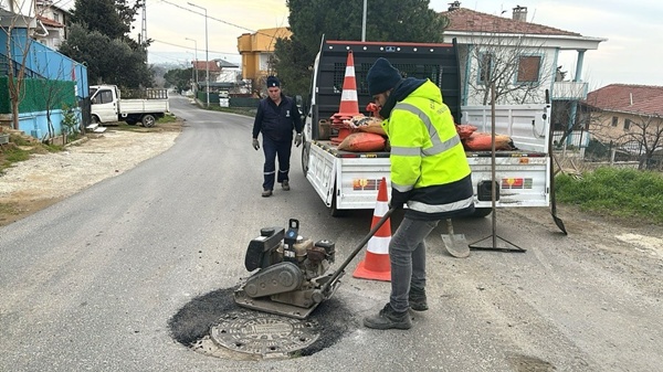 Silivri'de Altyapı ve Yol Çalışmaları Hız Kesmeden Devam Ediyor