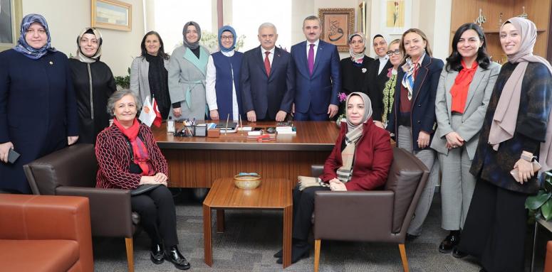 Kaynarca ve Yıldırım'dan hayırlı olsun ziyareti