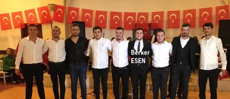 Esen, Çantalı gençlerin asker kınasına katıldı