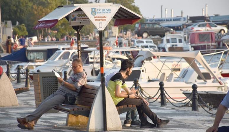 Silivri Sahili'ne Çevre Dostu Banklar